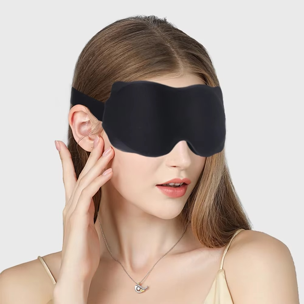 Contoured Blackout Sleep Mask for Better Rest - Hehif