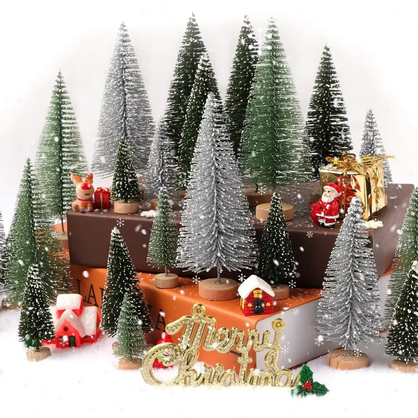 Small Christmas Tree Desk Decoration for Holiday Home