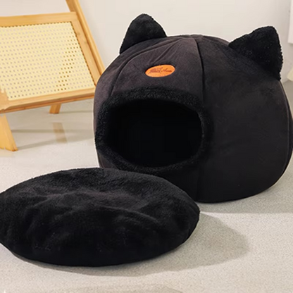 Warm Fleece Pet Bed for Cats and Small Dogs