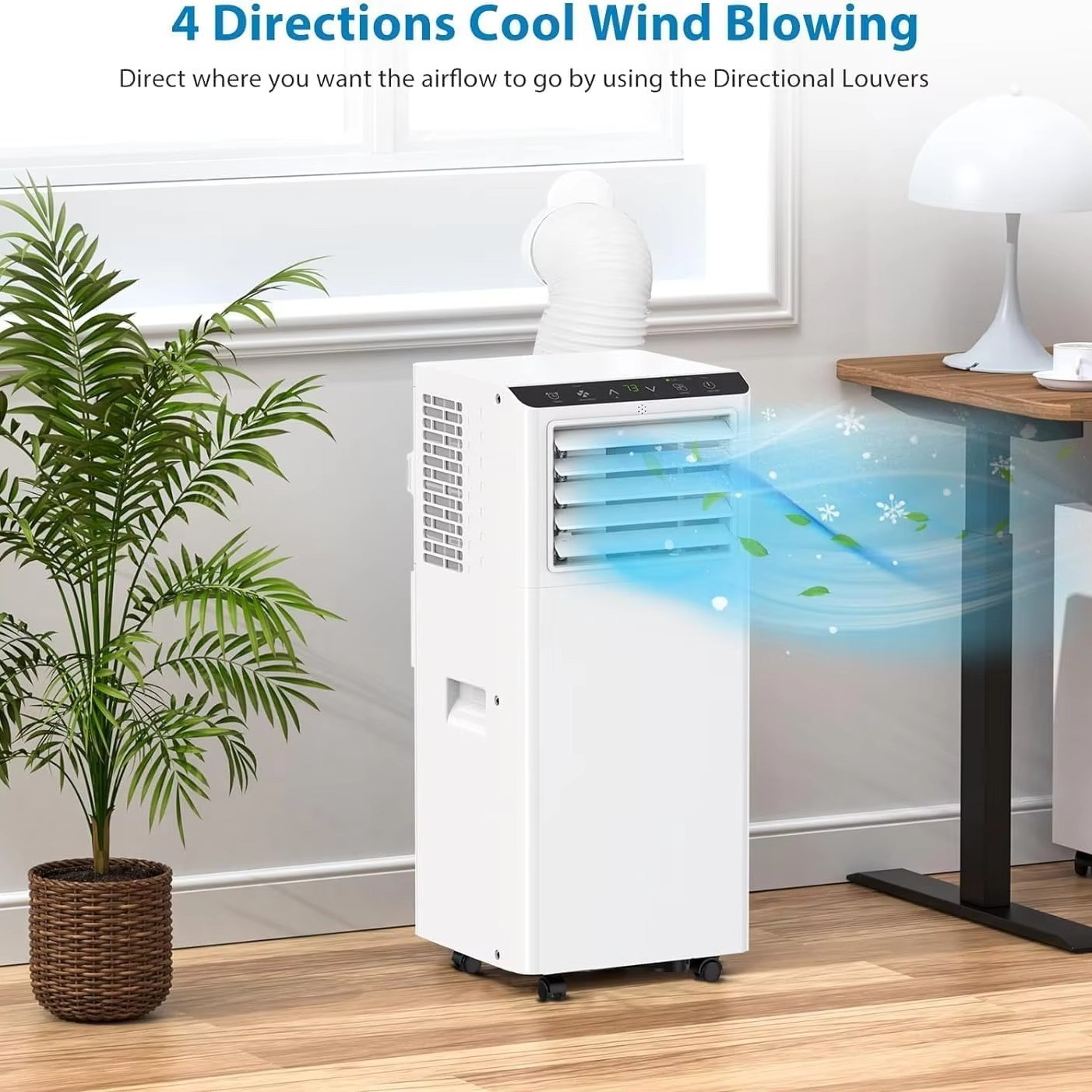 Compact 8000 BTU AC Unit with Remote Control