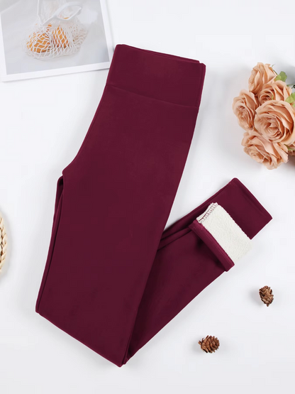 Luxurious Soft High Waisted Velvet Leggings
