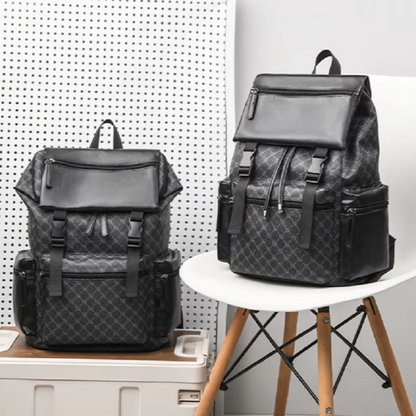 Durable Versatile Leather Laptop Backpack