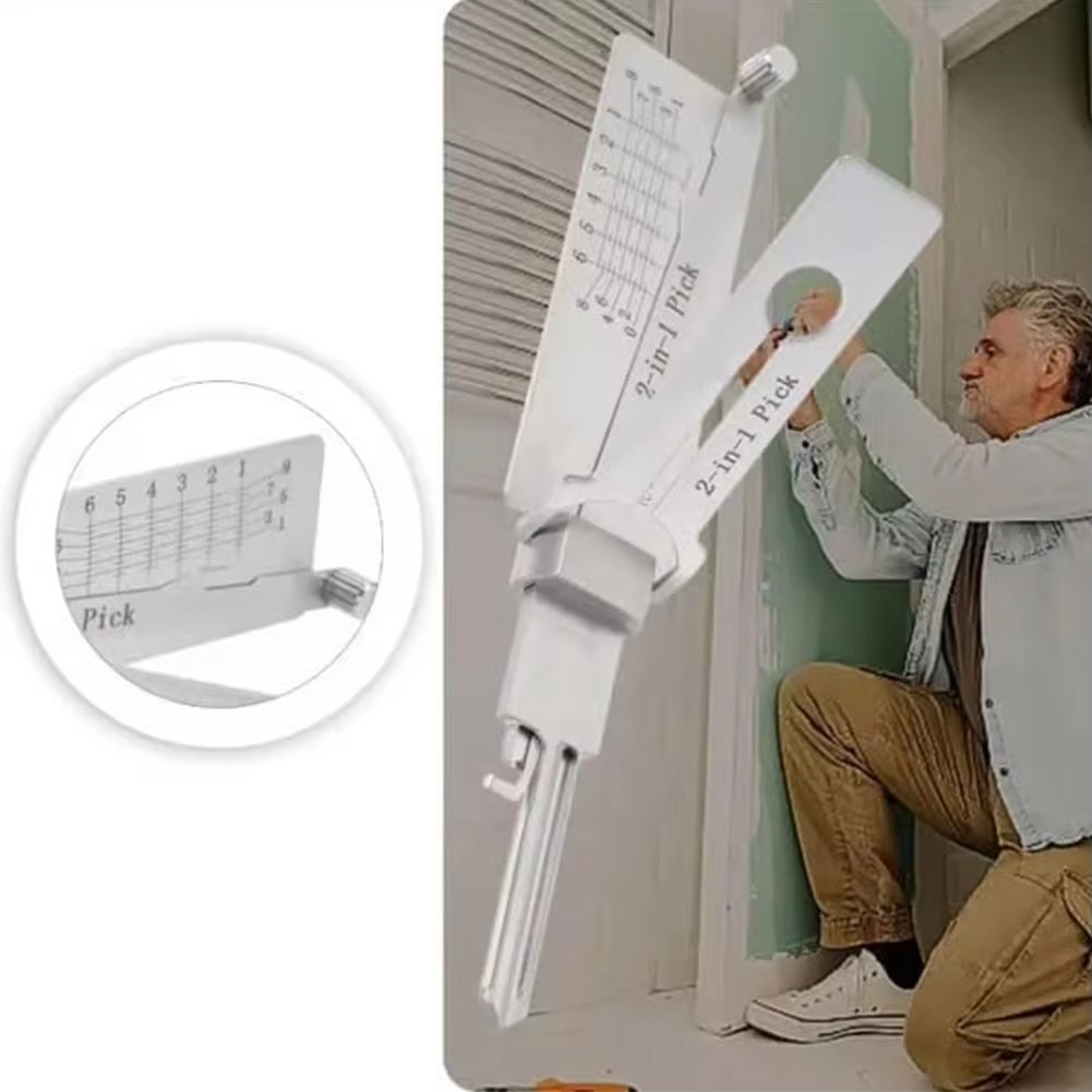 Professional 2-in-1 Lock Pick and Decoder Tool