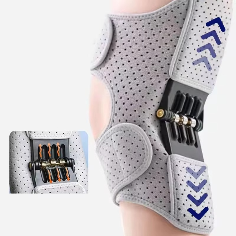 Flexible Knee Support Wrap with Enhanced Stability Springs