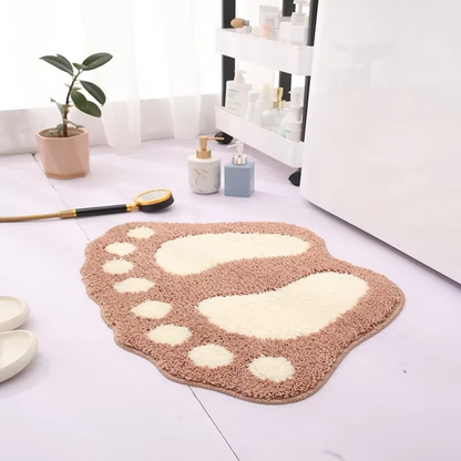 Soft Plush Bathroom Rug, Absorbent and Slip Resistant
