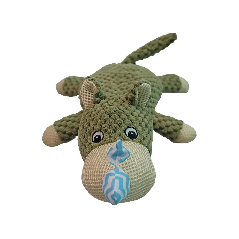 Tough Fuzzy Squeaker Dog Toy for Big Dogs