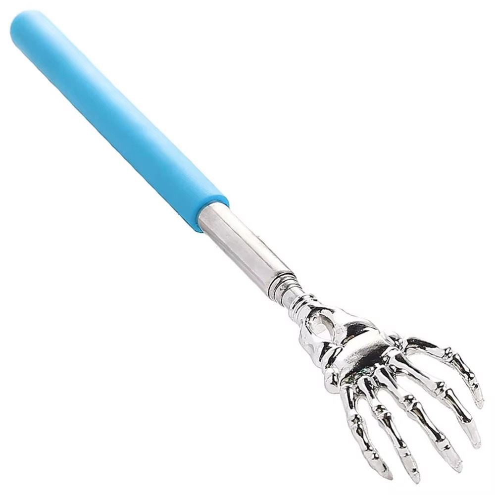 Extendable Metal Back Scratcher and Pet Massager Tool