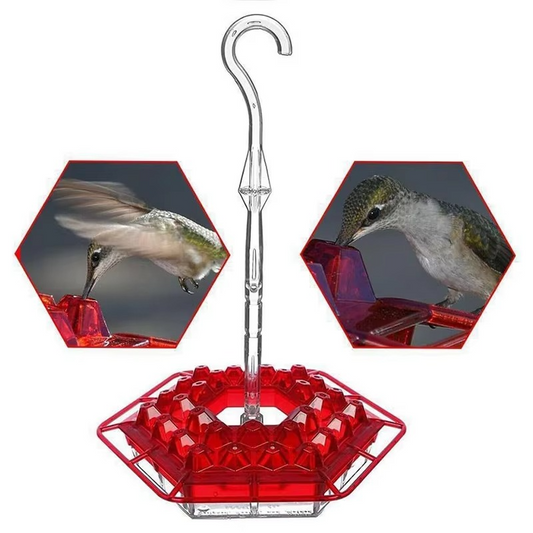 Large Capacity Bird Feeder with 30 Ports Easy Fill Design - Hehif