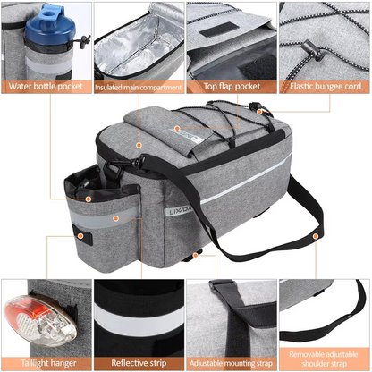 Waterproof Bike Cooler Bag and Cargo Carrier
