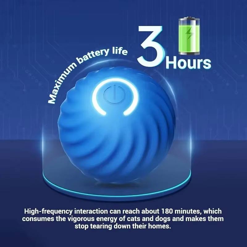 Fun Pet Electronic Ball Toy for Dogs and Cats