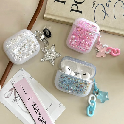 Sparkly Diamond AirPods Case with Keychain