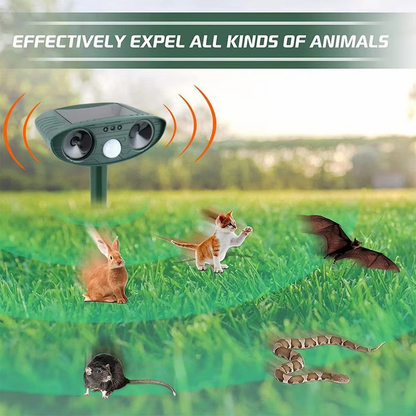 Outdoor Motion Activated Pest Repeller for Lawns