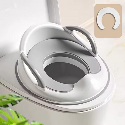 Safe and Soft Potty Training Seat with Grip Handles - Hehif