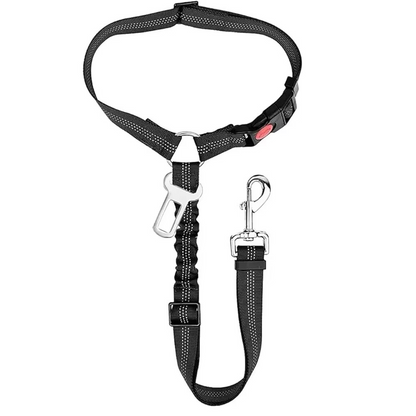 Safe Pet Car Harness Seatbelt with Adjustable Strap
