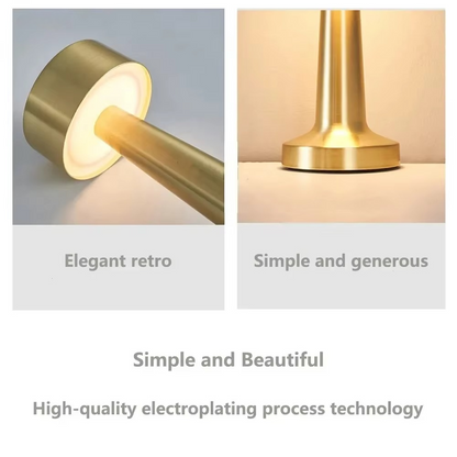 Contemporary USB Table Lamp with Sensor Night Light
