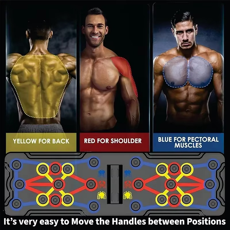 Compact Collapsible Home Gym Push Up Trainer