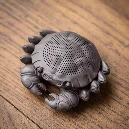 Colorful Crab Purple Tea Infuser Ornament for Tea Table