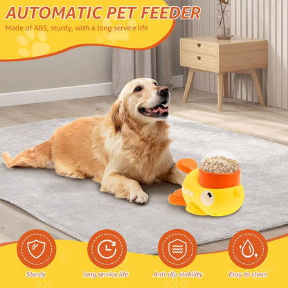 Fun Dog Puzzle Feeder Toy and Treat Dispenser