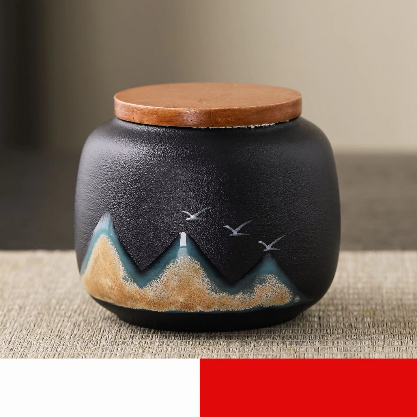 Beautiful Porcelain Tea Storage Jar Gift Set