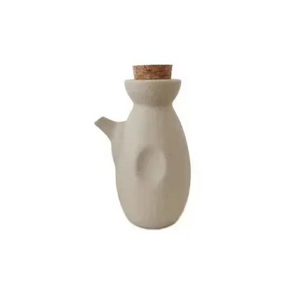 Vintage Style Spice Jar with Wood Top
