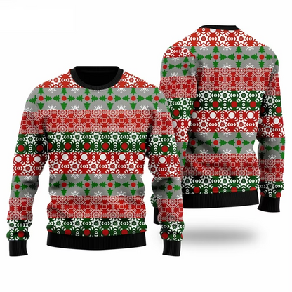 Festive 3D Graphic Christmas Hoodie Sweater