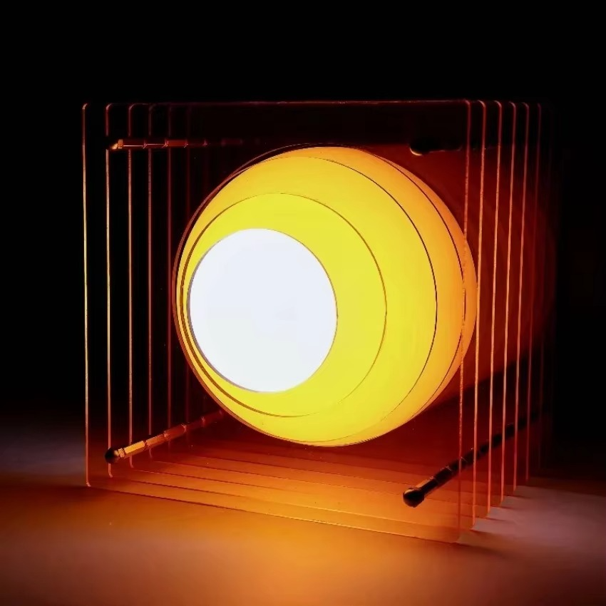 Colorful Glow in Dark Moon Lamp