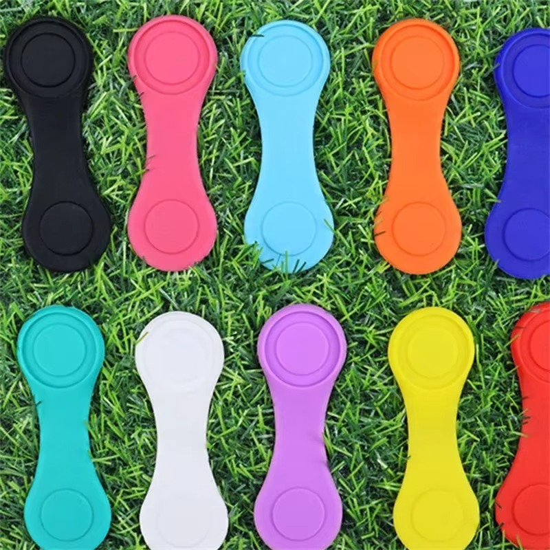Strong Rubber Golf Ball Marker Clip for Hats - Hehif