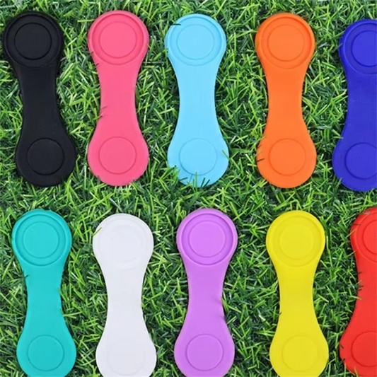 Strong Rubber Golf Ball Marker Clip for Hats - Hehif