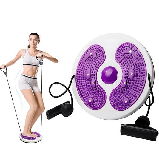 Heated Back Massage Waist Belt with Foot Roller - Hehif