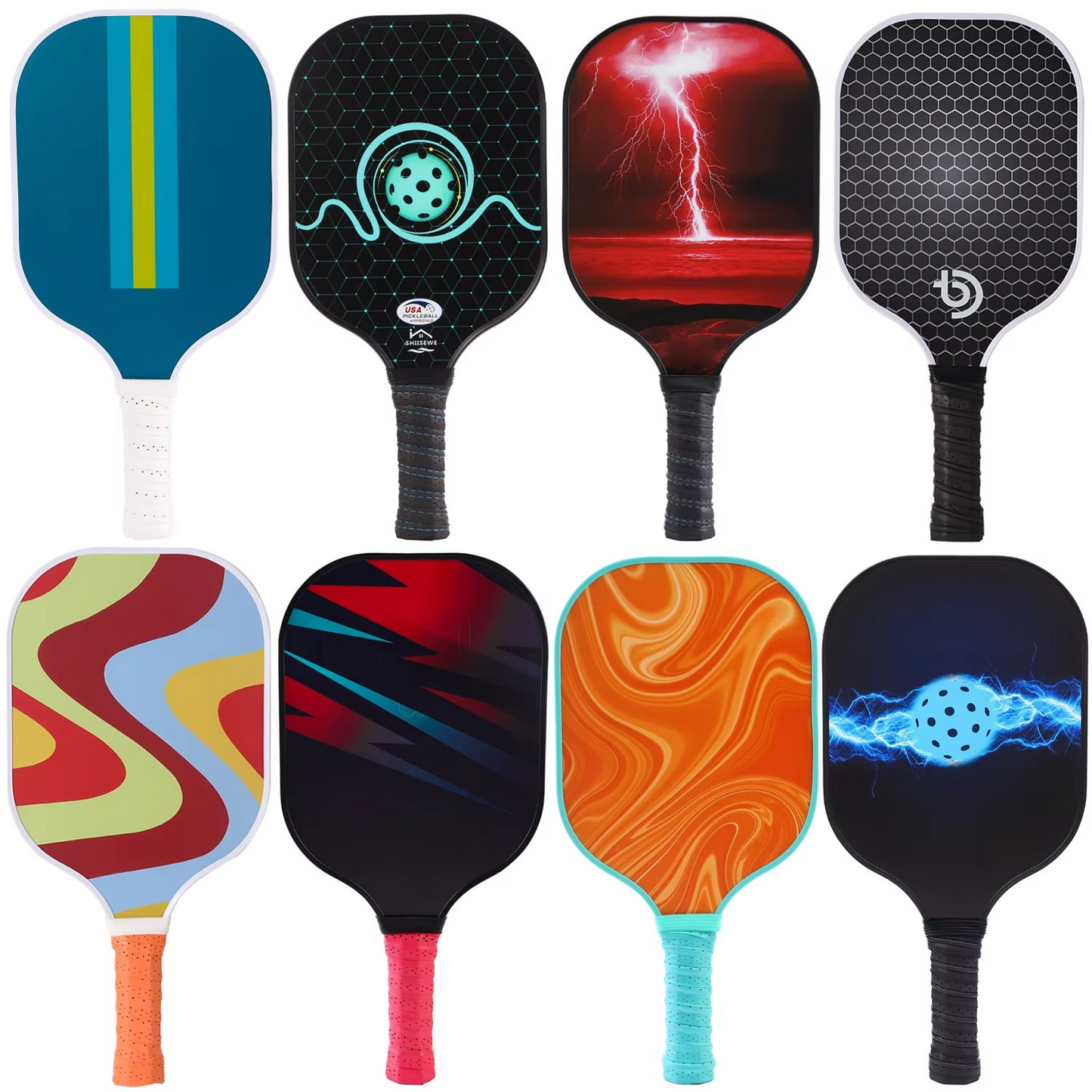 Durable Graphite Pickleball Paddle Set for Outdoor Use - Hehif