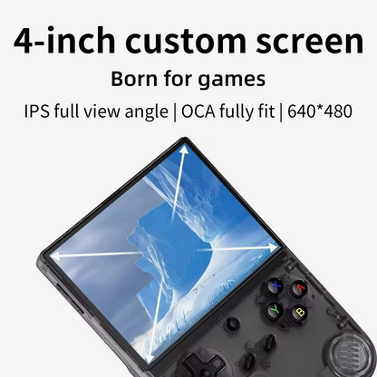 Portable Retro Gaming Console with 4-Inch Screen and WiFi