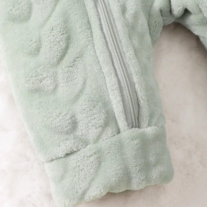 Soft Warm Hoodie Sleepsuit for Baby Boys