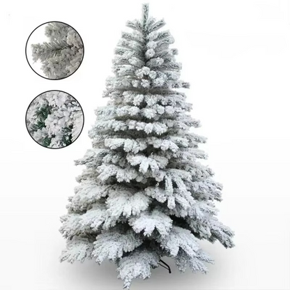 Festive Snowy Christmas Tree for Home Decor