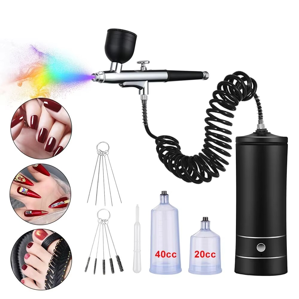 Compact Portable Air Spray Gun for Beauty and Crafts - Hehif