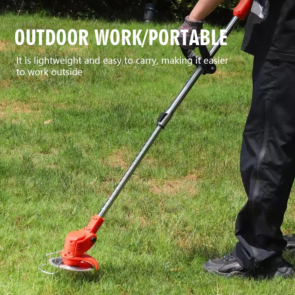 Portable Electric Grass Cutter Adjustable Yard Trimmer