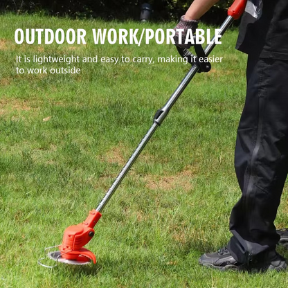 Portable Electric Grass Cutter Adjustable Yard Trimmer
