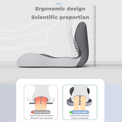 Comfortable Memory Foam Chair Cushion for Back Support