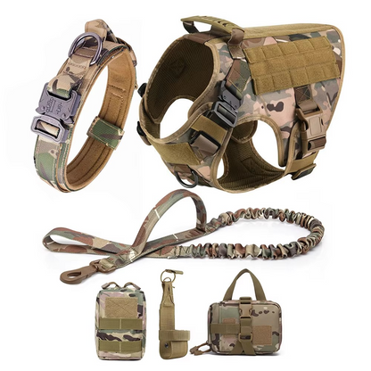 Durable Dog Vest Harness and Lead Set for Big Dogs