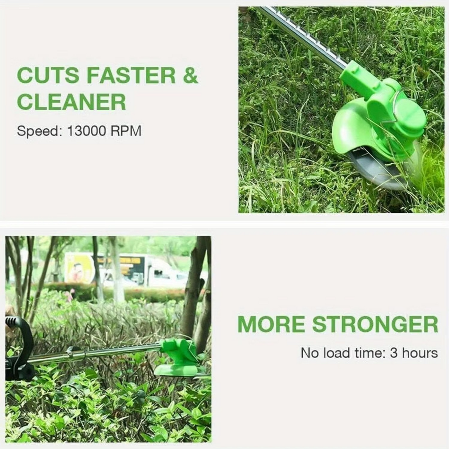 Powerful Electric String Trimmer 600W with 8 Blades