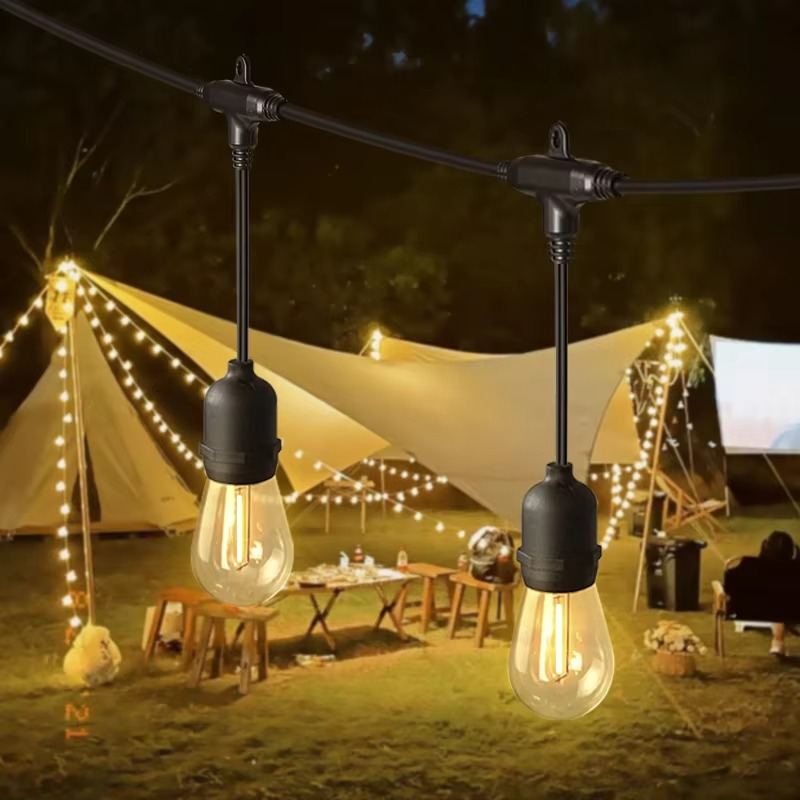 Weatherproof String Lights for Patio and Outdoor Decor
