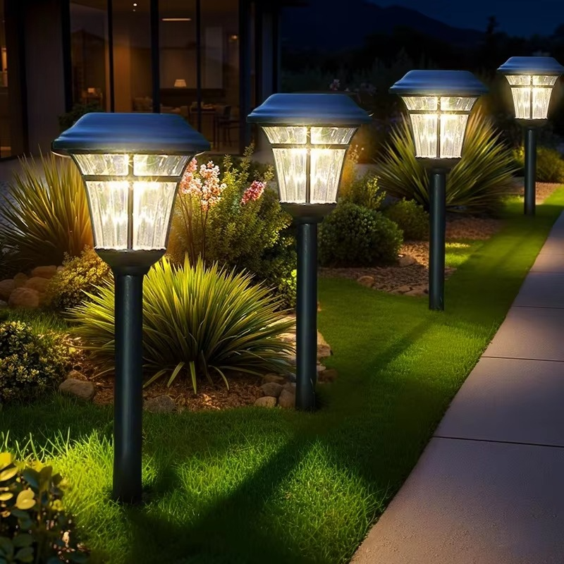 Bright Outdoor Solar Powered Garden Path Lights - Hehif
