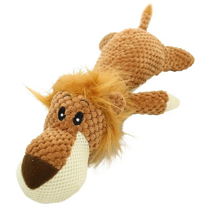 Tough Fuzzy Squeaker Dog Toy for Big Dogs
