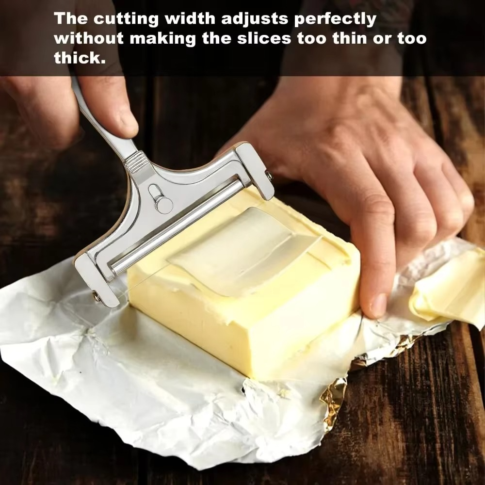 Professional Cheese Cutter with Adjustable Slice Control