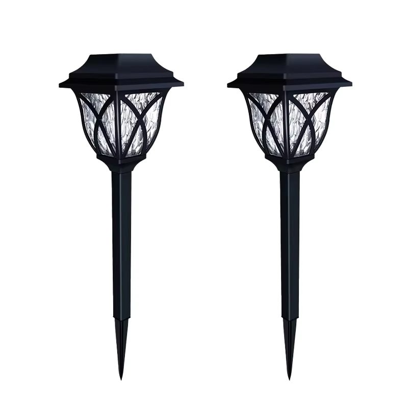 Outdoor Solar LED Yard Lights 2-Pack