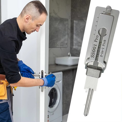 Professional 2-in-1 Lock Pick and Decoder Tool