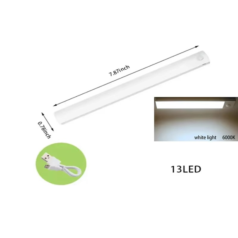 Automatic Motion LED Nightlight - Dimmable & Rechargeable