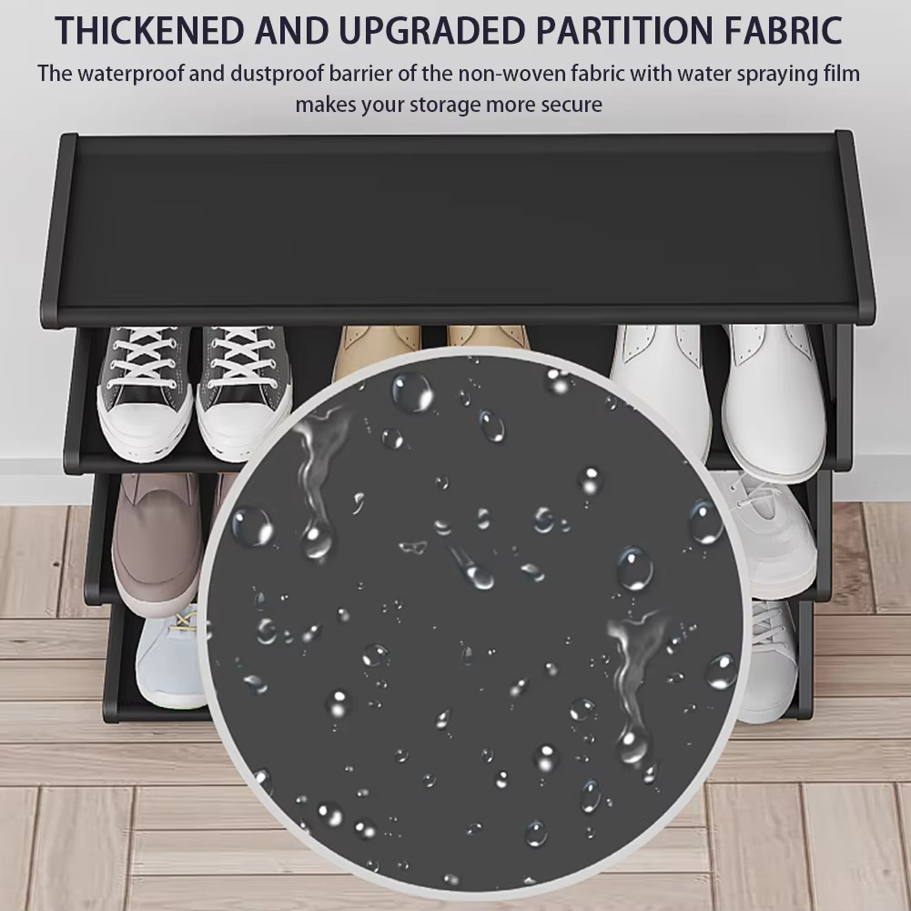 Space Saving 4 Shelf Shoe Rack