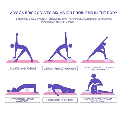 Soft Foam Exercise Block for Yoga and Fitness