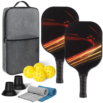 Durable Graphite Pickleball Paddle Set for Outdoor Use