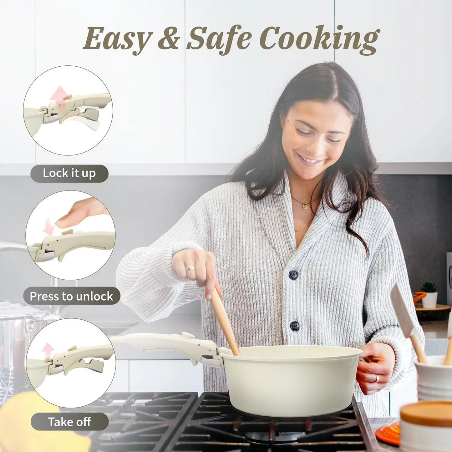 Premium 17pc Non Stick Cooking Set for Induction Stove
